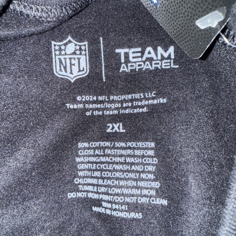 Baltimore Ravens NFL Team Apparel Pullover Sweatshirt Men's 2XL Gray Long Sleeve - Picture 3 of 3